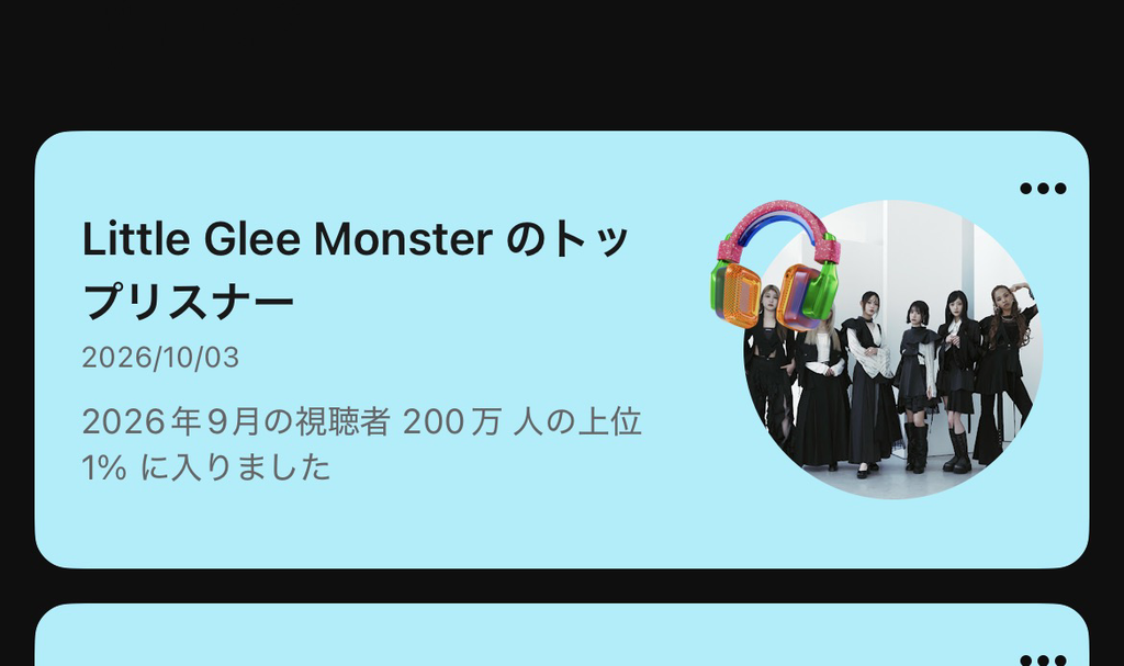 LittleGleeMonsterのトップリスナー200万人の上位1%